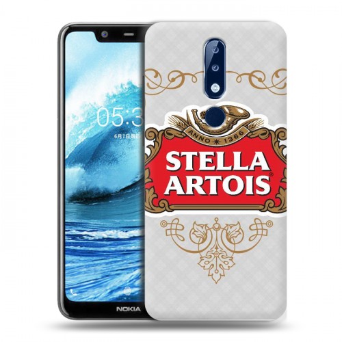 Дизайнерский пластиковый чехол для Nokia 5.1 Plus Stella Artois