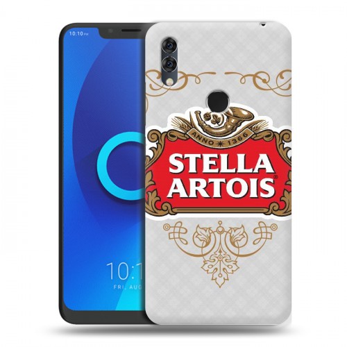 Дизайнерский силиконовый чехол для Alcatel 5V Stella Artois