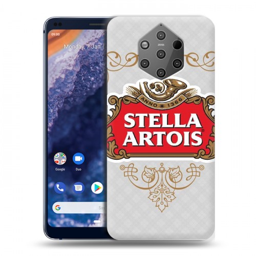 Дизайнерский силиконовый чехол для Nokia 9 PureView Stella Artois