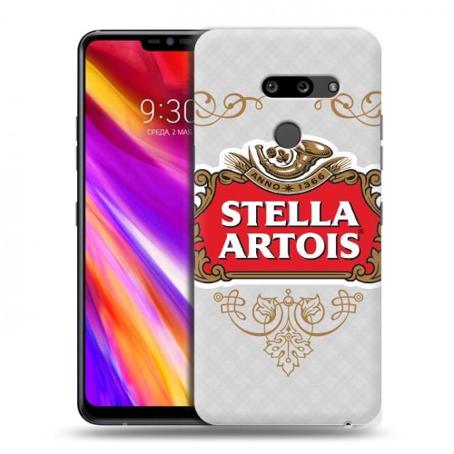 Дизайнерский пластиковый чехол для LG G8 ThinQ Stella Artois