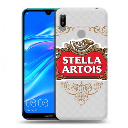 Дизайнерский пластиковый чехол для Huawei Y6 (2019) Stella Artois