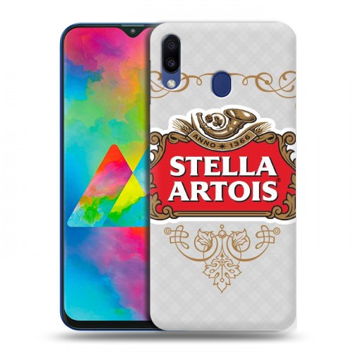 Дизайнерский пластиковый чехол для Samsung Galaxy M20 Stella Artois