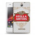 Дизайнерский пластиковый чехол для Sony Xperia E Stella Artois