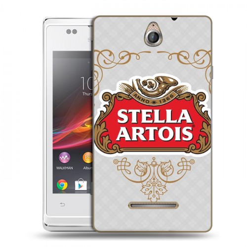 Дизайнерский пластиковый чехол для Sony Xperia E Stella Artois