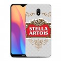 Дизайнерский силиконовый с усиленными углами чехол для Xiaomi RedMi 8A Stella Artois