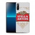 Дизайнерский силиконовый с усиленными углами чехол для Sony Xperia L4 Stella Artois