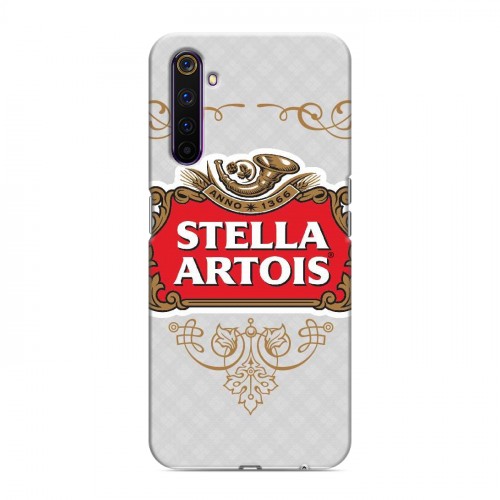 Дизайнерский силиконовый чехол для Realme 6 Pro Stella Artois