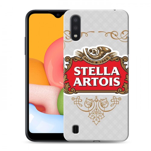 Дизайнерский силиконовый чехол для Samsung Galaxy M01 Stella Artois