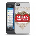 Дизайнерский пластиковый чехол для BlackBerry Z10 Stella Artois