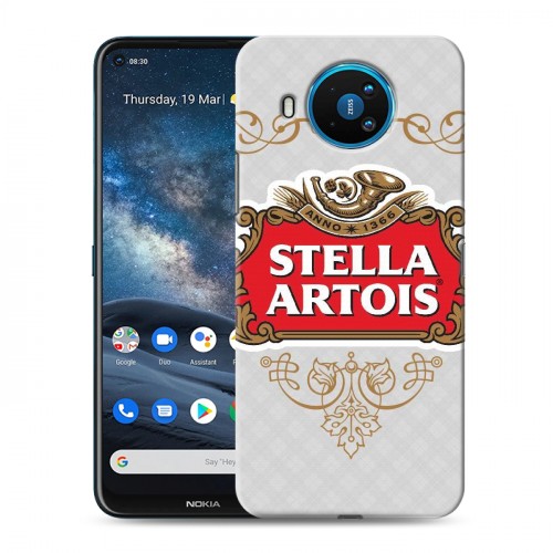 Дизайнерский силиконовый чехол для Nokia 8.3 Stella Artois