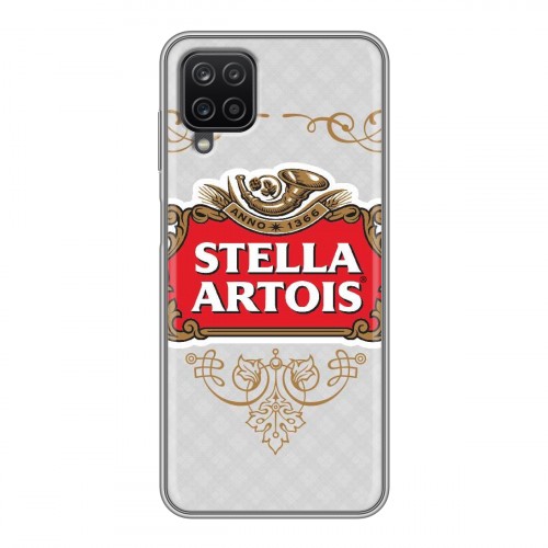 Дизайнерский силиконовый чехол для Samsung Galaxy A12 Stella Artois