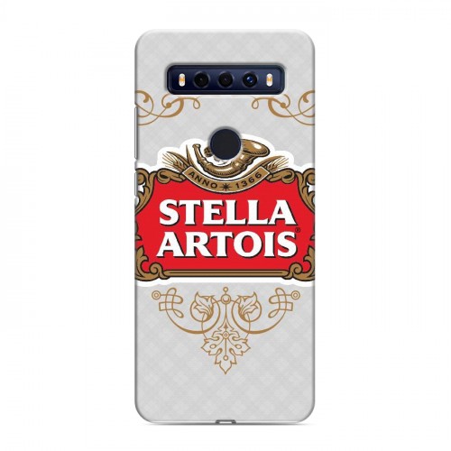 Дизайнерский пластиковый чехол для TCL 10 SE Stella Artois