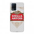 Дизайнерский силиконовый с усиленными углами чехол для Realme Narzo 30 5G Stella Artois