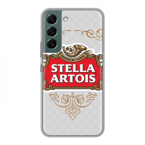 Дизайнерский силиконовый чехол для Samsung Galaxy S22 Stella Artois