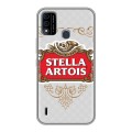 Дизайнерский силиконовый чехол для Itel A48 Stella Artois