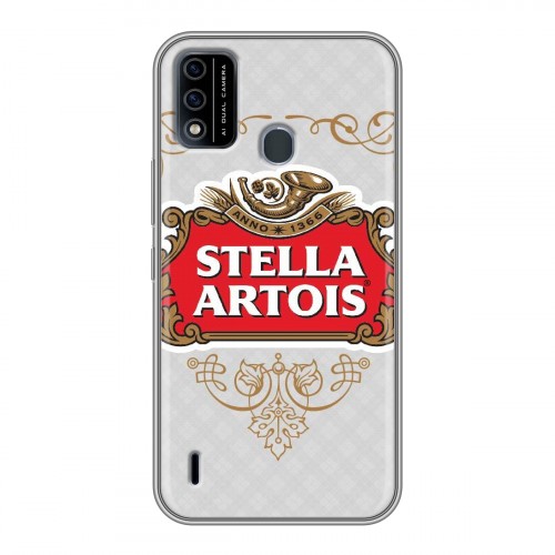 Дизайнерский пластиковый чехол для Itel A48 Stella Artois