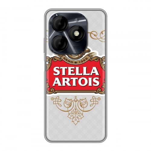 Дизайнерский силиконовый чехол для Itel P55 4G Stella Artois