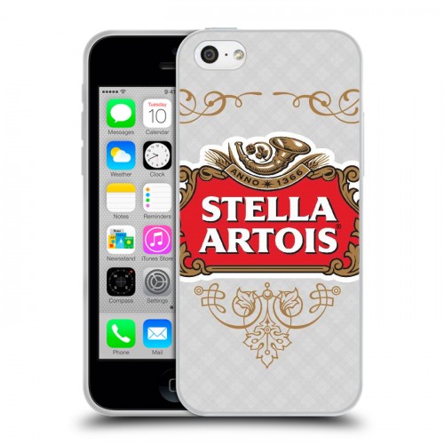 Дизайнерский пластиковый чехол для Iphone 5c Stella Artois