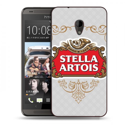 Дизайнерский пластиковый чехол для HTC Desire 700 Stella Artois