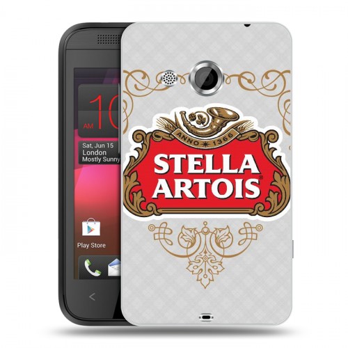 Дизайнерский пластиковый чехол для HTC Desire 200 Stella Artois