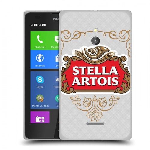 Дизайнерский силиконовый чехол для Nokia XL Stella Artois