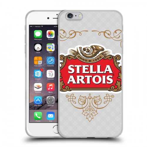 Дизайнерский силиконовый чехол для Iphone 6 Plus/6s Plus Stella Artois