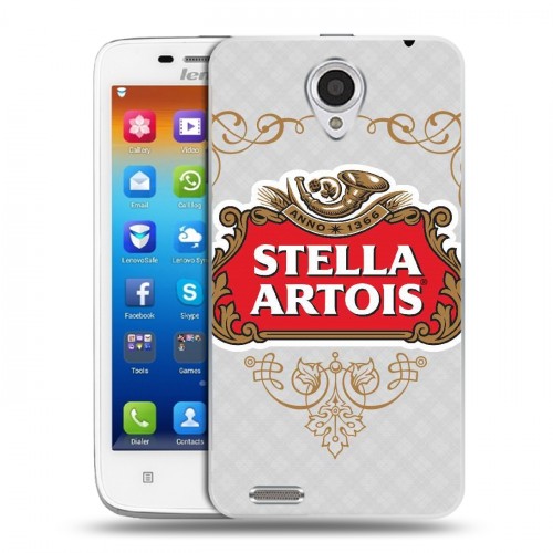 Дизайнерский пластиковый чехол для Lenovo S650 Ideaphone Stella Artois