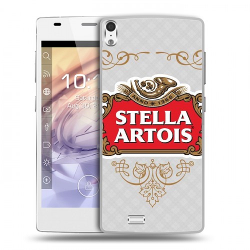 Дизайнерский пластиковый чехол для Prestigio Grace Stella Artois