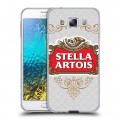 Дизайнерский пластиковый чехол для Samsung Galaxy E5 Stella Artois