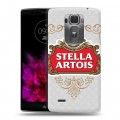 Дизайнерский пластиковый чехол для LG G Flex 2 Stella Artois