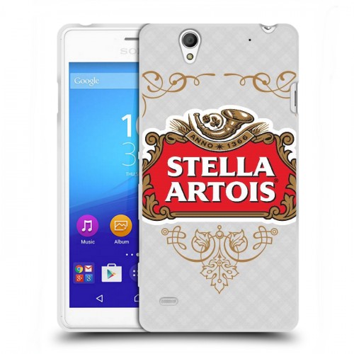 Дизайнерский пластиковый чехол для Sony Xperia C4 Stella Artois