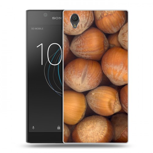 Дизайнерский пластиковый чехол для Sony Xperia L1 Орехи