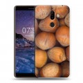 Дизайнерский пластиковый чехол для Nokia 7 Plus Орехи