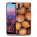 Дизайнерский силиконовый чехол для Huawei P20 Орехи