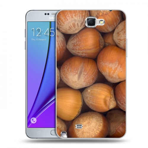 Дизайнерский пластиковый чехол для Samsung Galaxy Note 2 Орехи