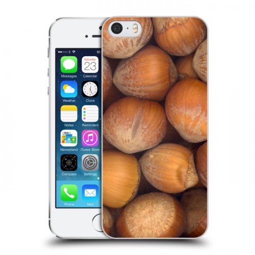 Дизайнерский пластиковый чехол для Iphone 5s Орехи