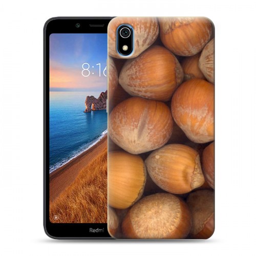 Дизайнерский силиконовый чехол для Xiaomi RedMi 7A Орехи