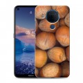 Дизайнерский силиконовый чехол для Nokia 5.4 Орехи