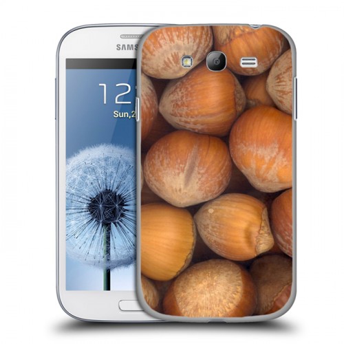 Дизайнерский пластиковый чехол для Samsung Galaxy Grand Орехи