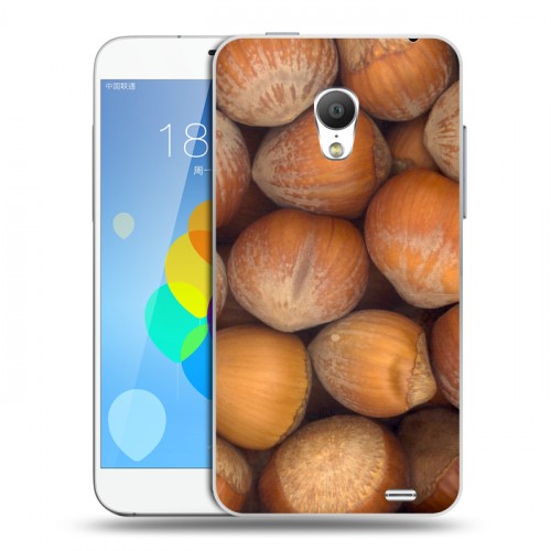 Дизайнерский силиконовый чехол для  Meizu MX3 Орехи