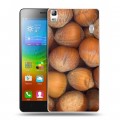 Дизайнерский пластиковый чехол для Lenovo A7000 Орехи