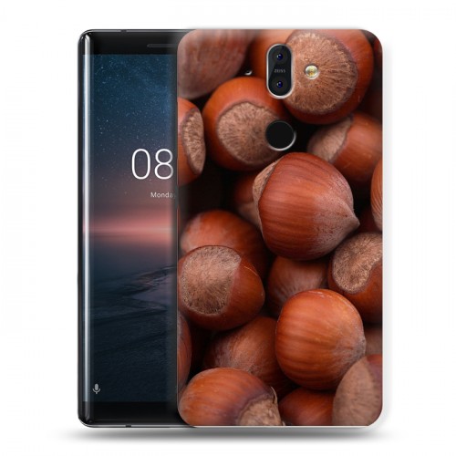 Дизайнерский силиконовый чехол для Nokia 8 Sirocco Орехи