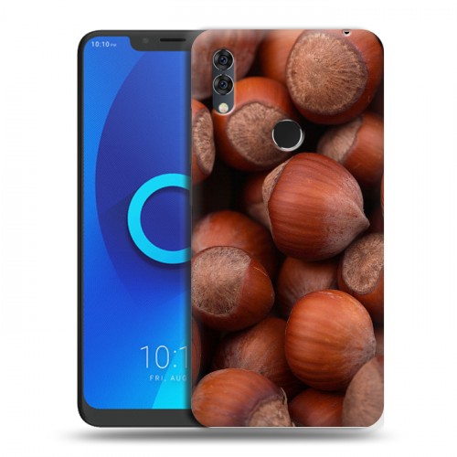 Дизайнерский силиконовый чехол для Alcatel 5V Орехи