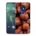 Дизайнерский силиконовый чехол для Nokia 6.2 Орехи