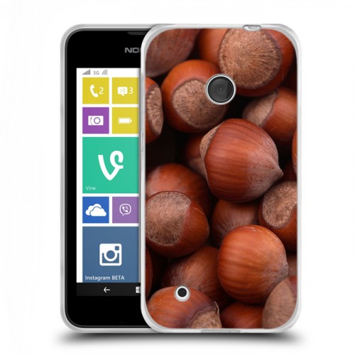 Дизайнерский пластиковый чехол для Nokia Lumia 530 Орехи