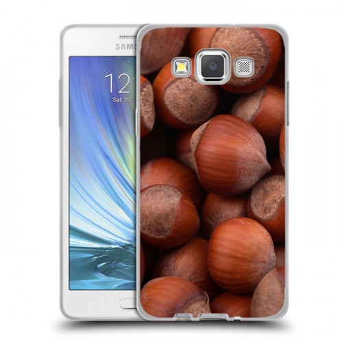 Дизайнерский пластиковый чехол для Samsung Galaxy A5 Орехи