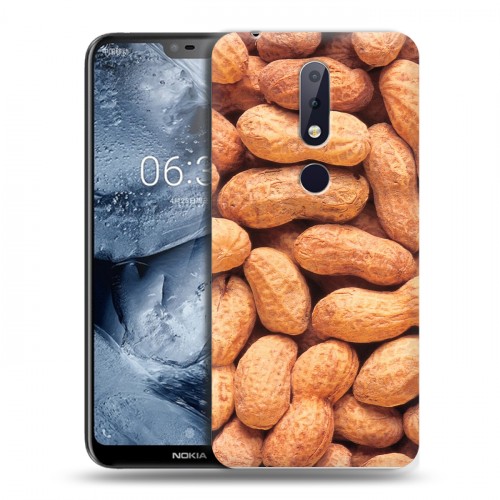 Дизайнерский пластиковый чехол для Nokia 6.1 Plus Орехи