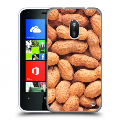 Дизайнерский пластиковый чехол для Nokia Lumia 620 Орехи
