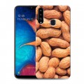 Дизайнерский пластиковый чехол для Samsung Galaxy A20s Орехи