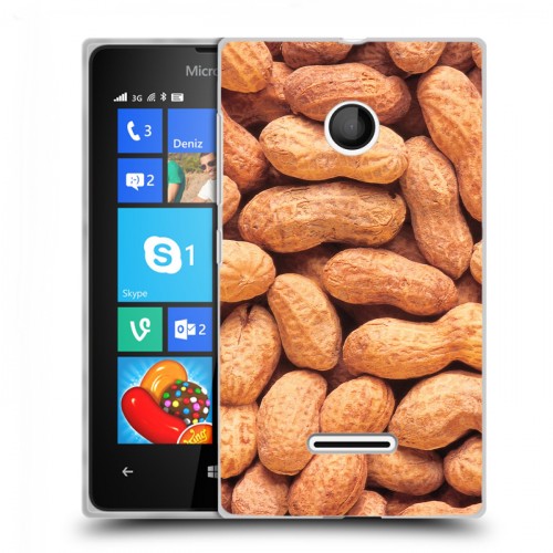 Дизайнерский пластиковый чехол для Microsoft Lumia 435 Орехи